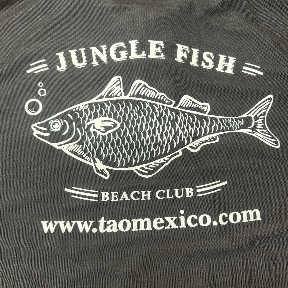 Player Tees Sport Golf Poloโ Black Jungle Fish Beach Club Tao, Mexico Men's XL